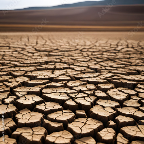 soils dried out in the heat, ai-generatet