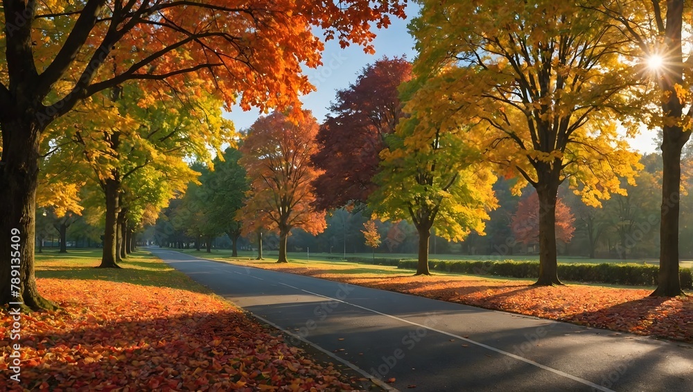 Naklejka premium Autumn