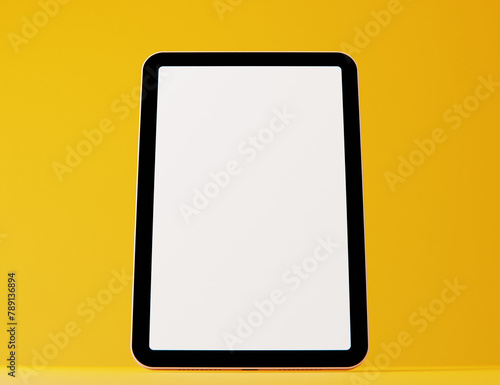 tablet computer horizontal mockup