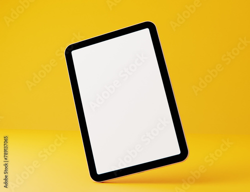 tablet computer horizontal mockup