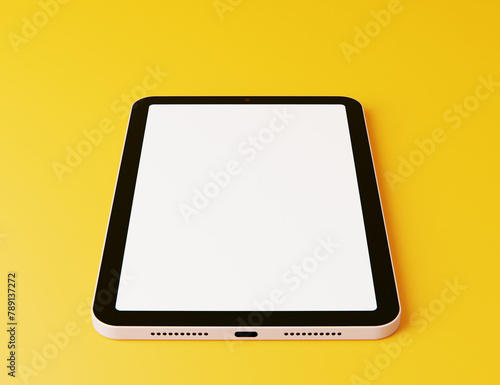 Tablet computer mockup for showing apps design