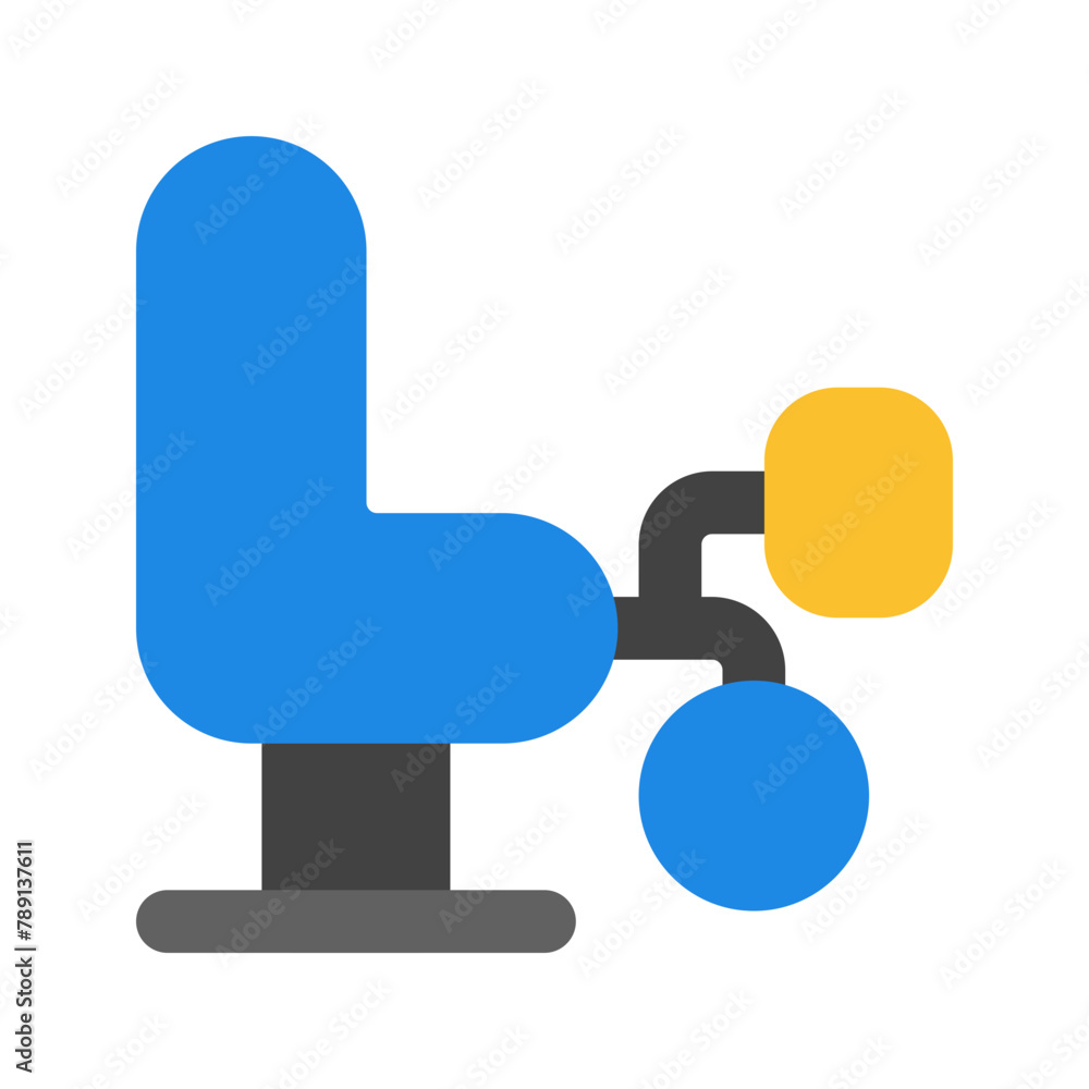 legcurl machine flat icon legcurl machine flat icon