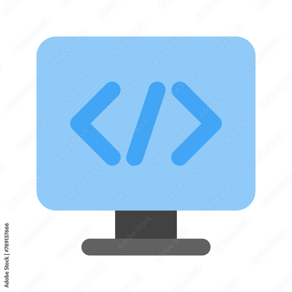 programming flat icon programming flat icon