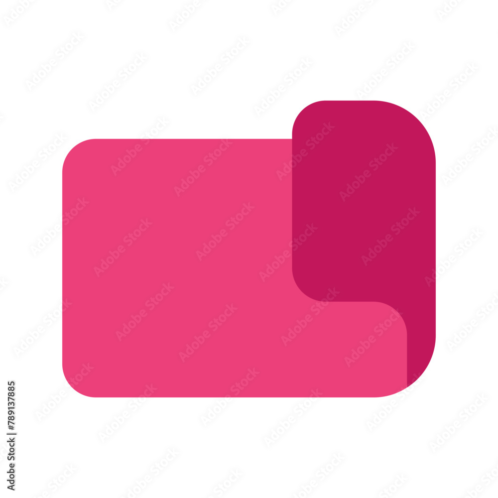 yoga mat flat icon yoga mat flat icon