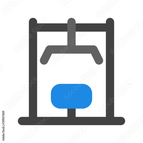 weightlifting flat icon