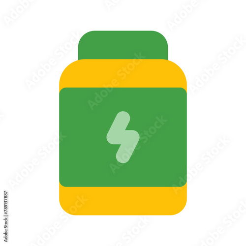 whey protein flat icon