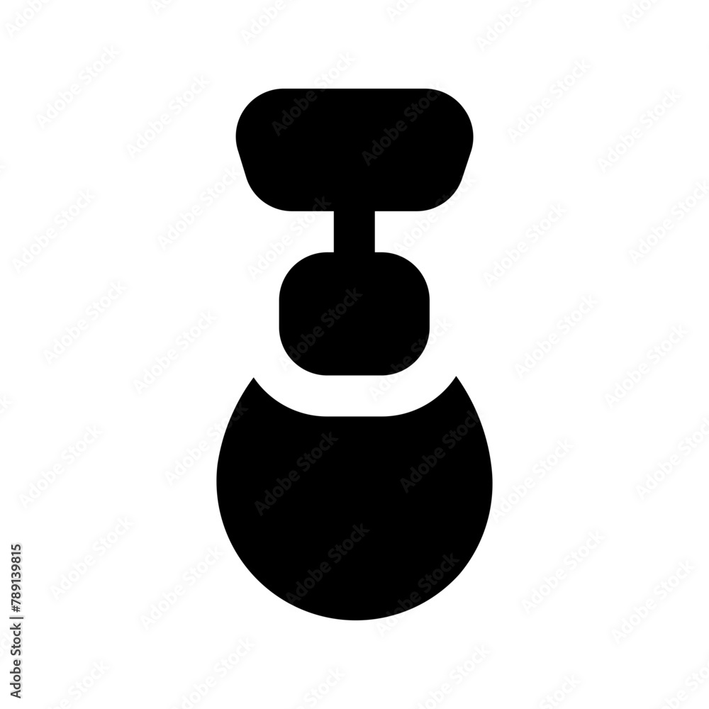 Obraz premium punching ball glyph icon