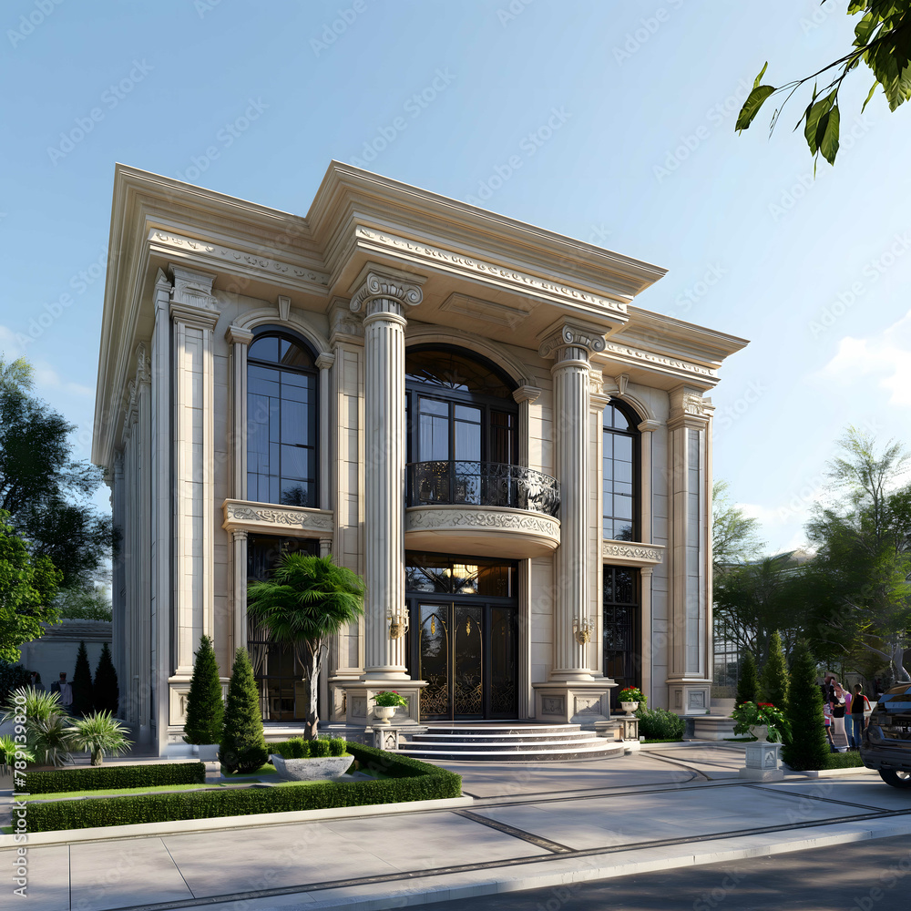 greek revival symmetry in a public buildings facade greek revival symmetry in a public buildings facade