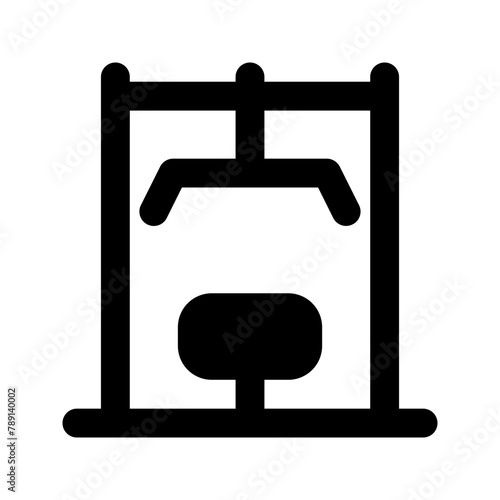 weightlifting glyph icon