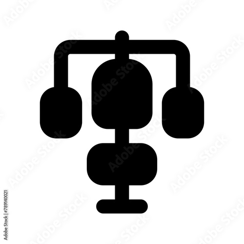 weightlifting glyph icon