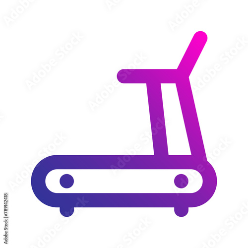 treadmill gradient icon