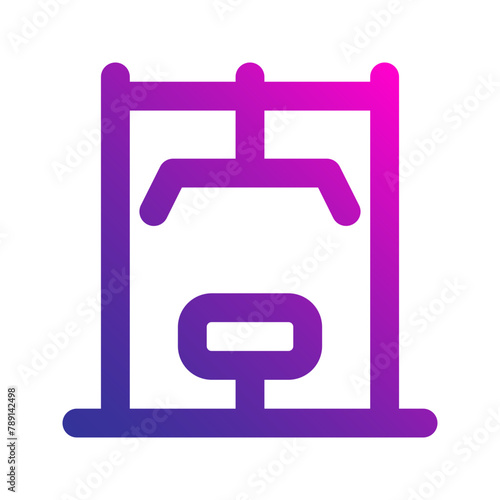 weightlifting gradient icon