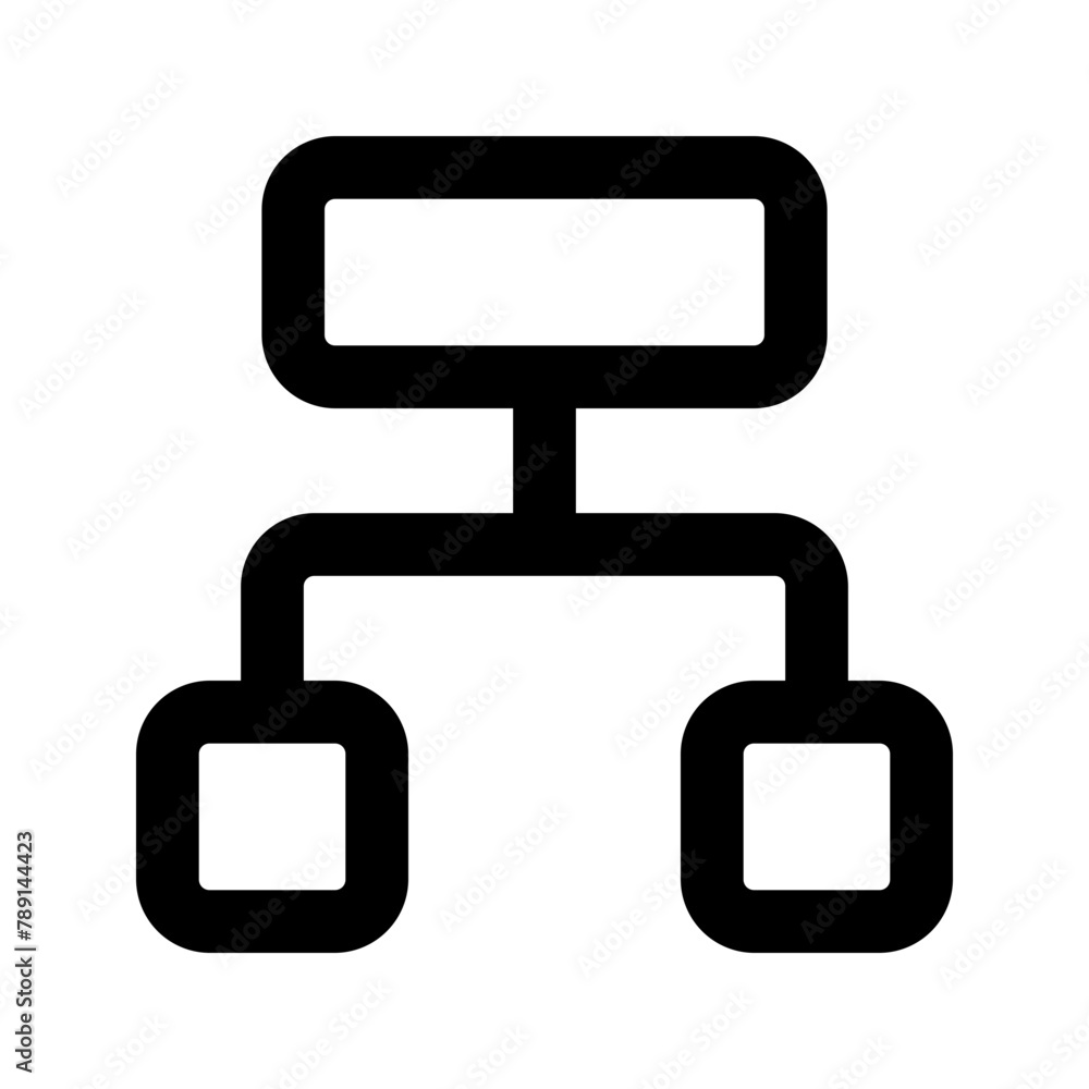 site map line icon site map line icon
