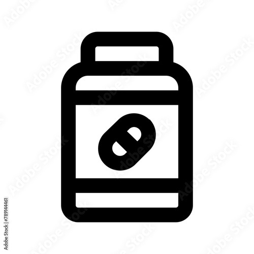 supplement line icon