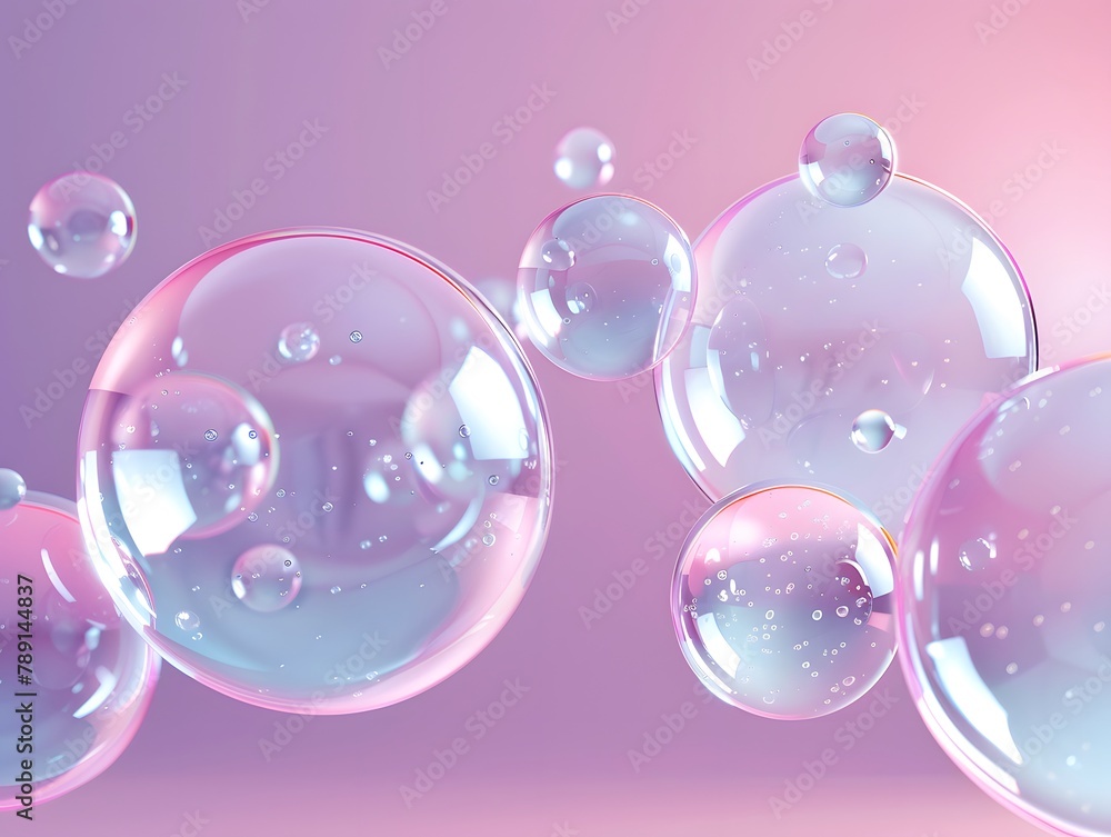 3D cute Bubbles Illustrations Shapes 3D cute Bubbles Illustrations Shapes