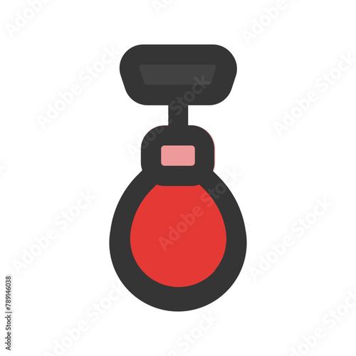 punching ball line color icon