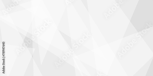 White and grey abstract geometric modern banner background. Design for technology, banner, poster, template on web, backdrop.
