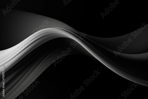 Black White Gradient Motion - Abstract Color Flow Wallpapers