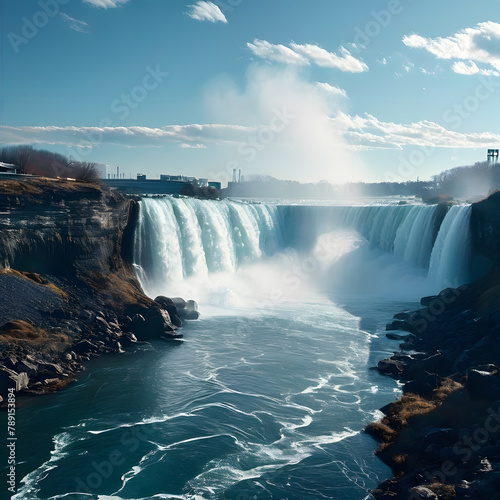 Niagara falls  ai-generatet