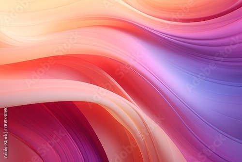 Plum Apricot Mix Abstract Color Flow Wallpapers