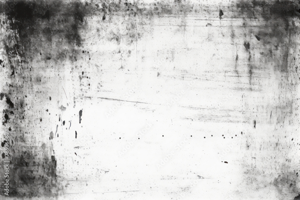 Fototapeta premium Abstract grunge texture background. Black and white old paper with grainy texture for design