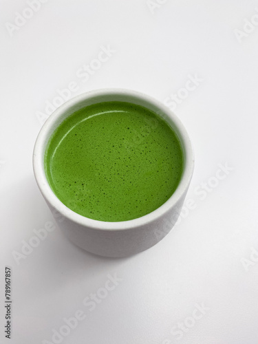 Matcha snack and drink