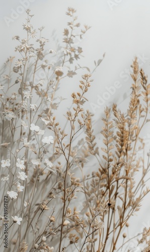 Close Up of a Plant With White Flowers