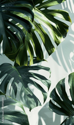 Close Up of a Green Plant With Large Leaves