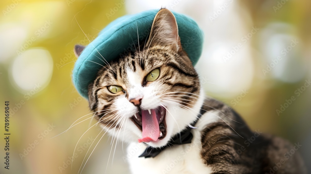Explore the charm of cats in funny headgear in hilarious hat-wearing scenarios Explore the charm of cats in funny headgear in hilarious hat-wearing scenarios
