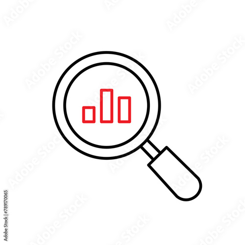 Contextual Analysis Vector Icon Design
