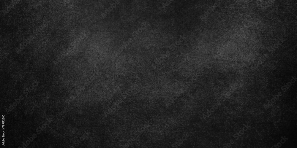	
Dark black wall grunge textured concrete backdrop background. Panorama dark grey black slate gradient background or texture. Vector black concrete texture. Stone wall background.