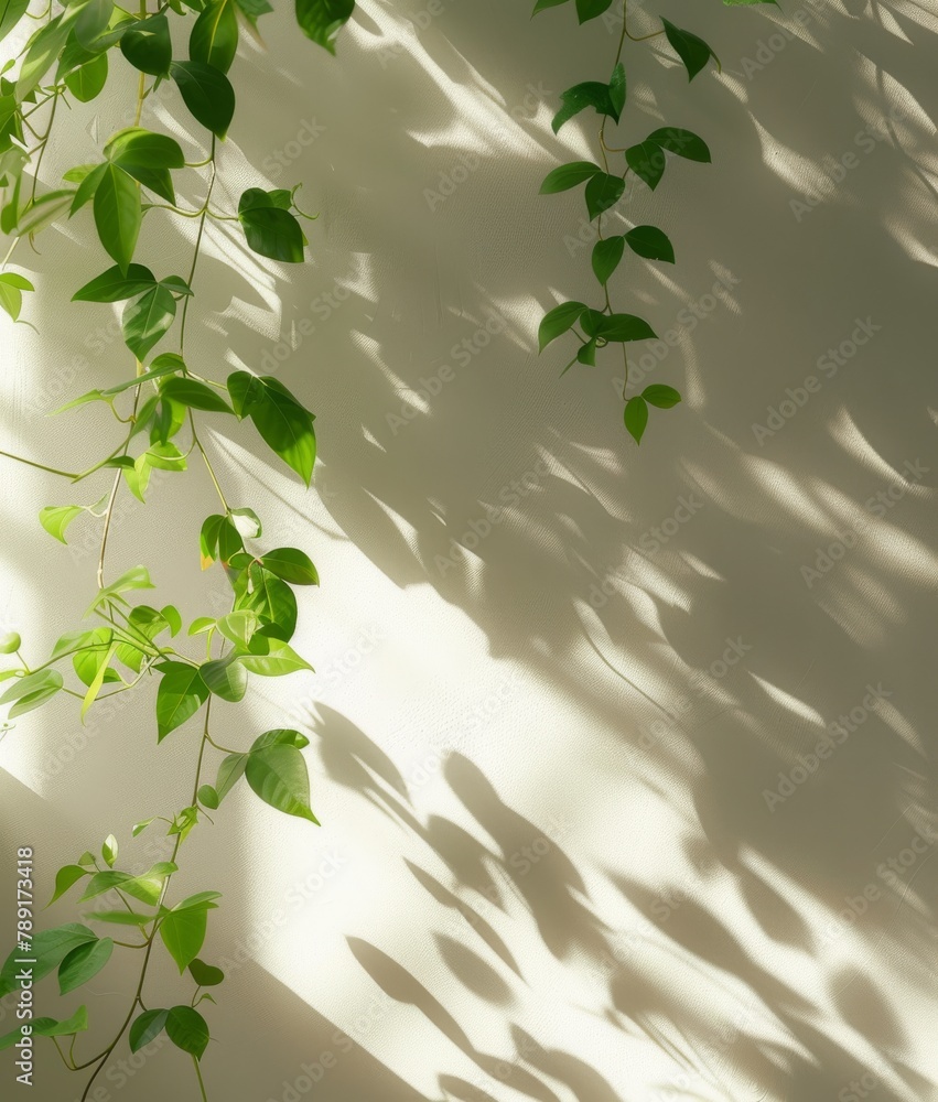 Shadow of Plant on Wall Shadow of Plant on Wall