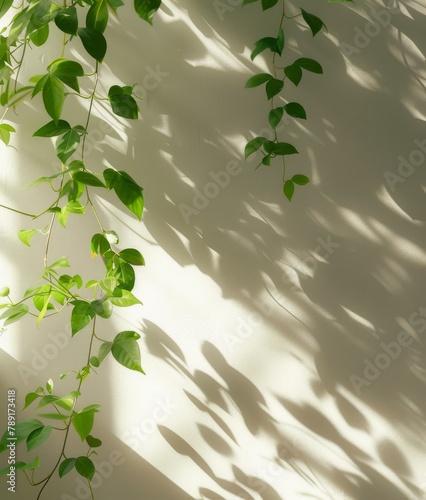 Shadow of Plant on Wall