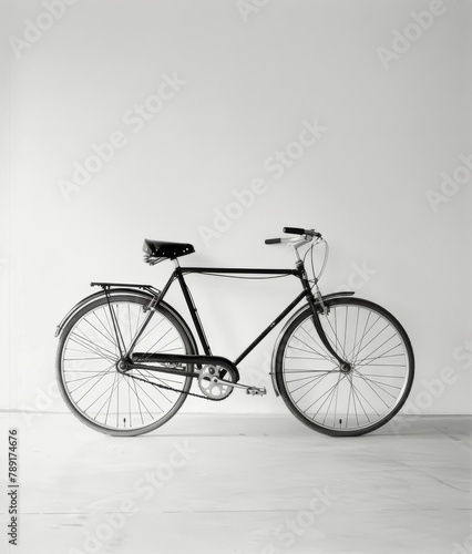 Vintage Bicycle in Black and White