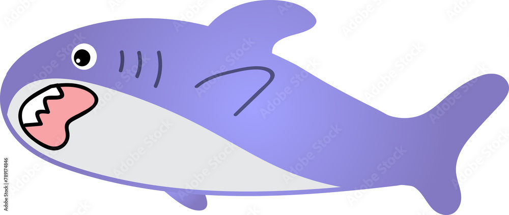 cute shark cartoon art, sea animal cute shark cartoon art, sea animal