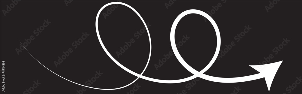 Twisting doodle arrow. Thin hand drawn icon. Line curved arrow.Line doodle arrow icon . Brush doodle arrow icon.hand drawn Arrows icons Set. arrow icon with various direction. eps 10 on black back gro Twisting doodle arrow. Thin hand drawn icon. Line curved arrow.Line doodle arrow icon . Brush doodle arrow icon.hand drawn Arrows icons Set. arrow icon with various direction. eps 10 on black back gro