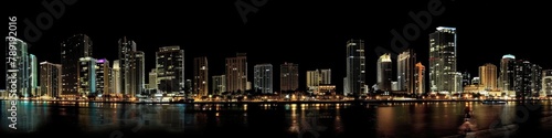 Cityscape of Night Scene. Magnificent architecture  downtown skyline  and urban panoramas on display