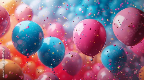 Floating Bunch of Balloons