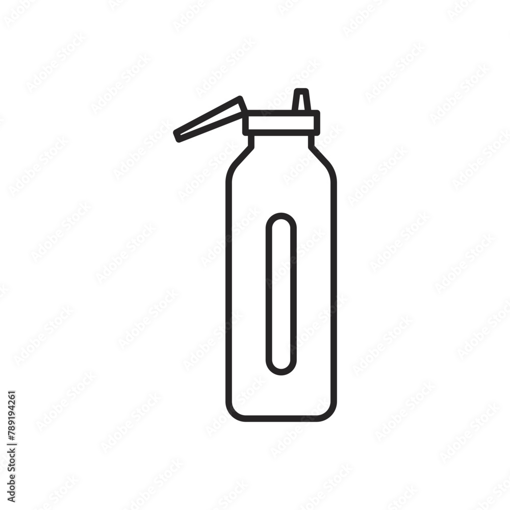 Sports bottle hydro flask water. Sport water bottle vector illustration line Sports bottle hydro flask water. Sport water bottle vector illustration line