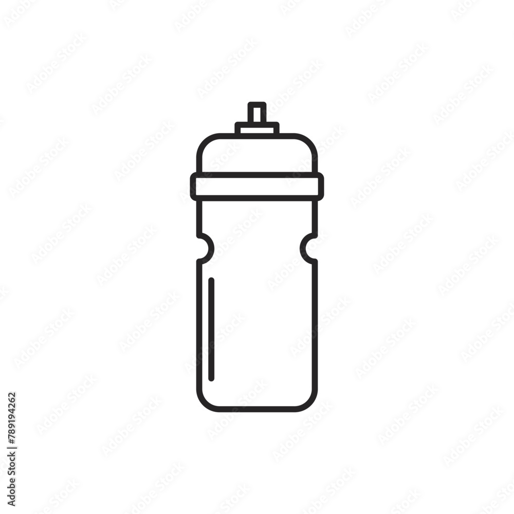 Sports bottle hydro flask water. Sport water bottle vector illustration line Sports bottle hydro flask water. Sport water bottle vector illustration line