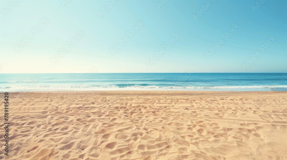 Sandy beach clear background in minimalist style Sandy beach clear background in minimalist style