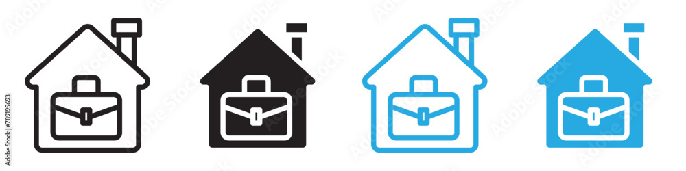 Remote Work Lifestyle Icon Showcasing Home-Based Job Flexibility Remote Work Lifestyle Icon Showcasing Home-Based Job Flexibility