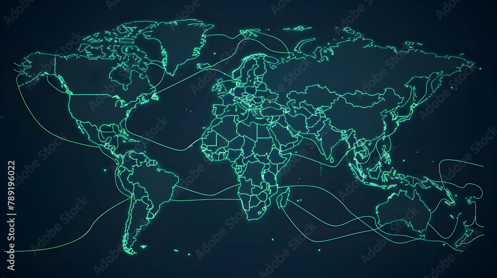 Fototapeta premium &nbsp;World Map illustration