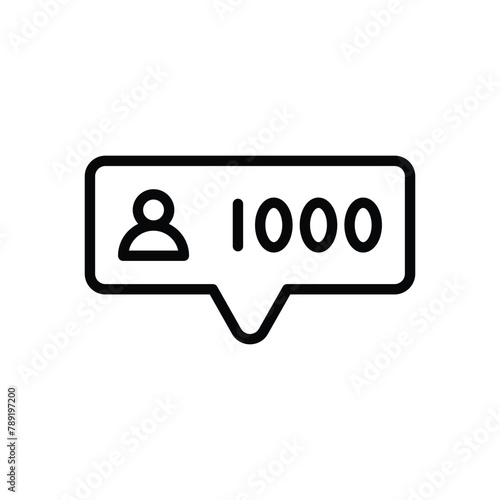Follower  vector icon
