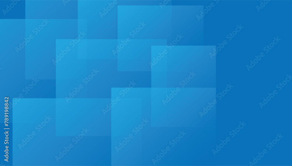 Abstract blue background with squares.