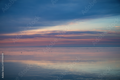 Sonnenuntergang Nationalpark Wattenmeer
