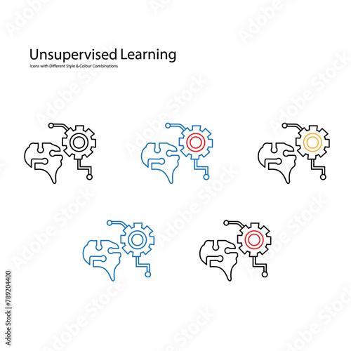 Unsupervised Learning Vector Icon Design