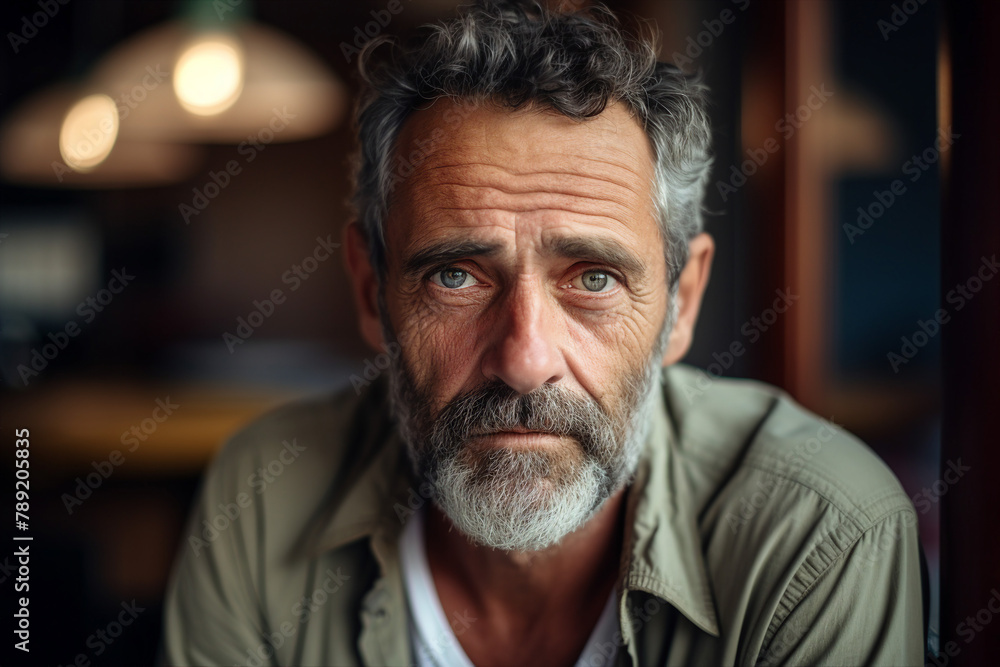 Concept of depression and mental health issues made with ai generative technology Concept of depression and mental health issues made with ai generative technology
