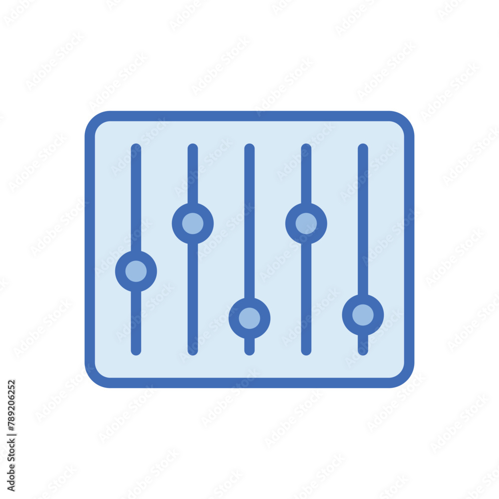 Equalizer vector icon