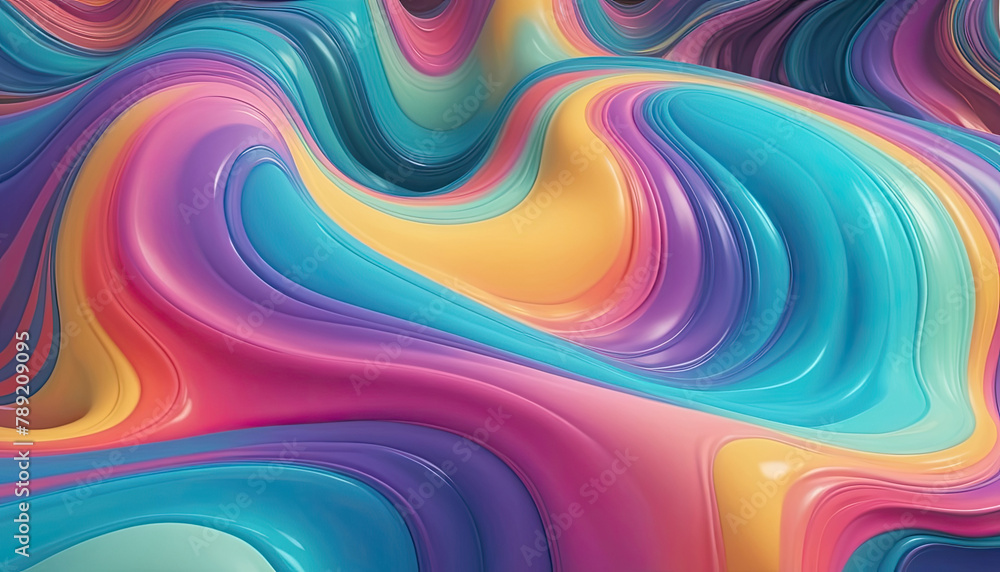 Abstract 3D fluid vibrant colorfull wallpaper Abstract 3D fluid vibrant colorfull wallpaper